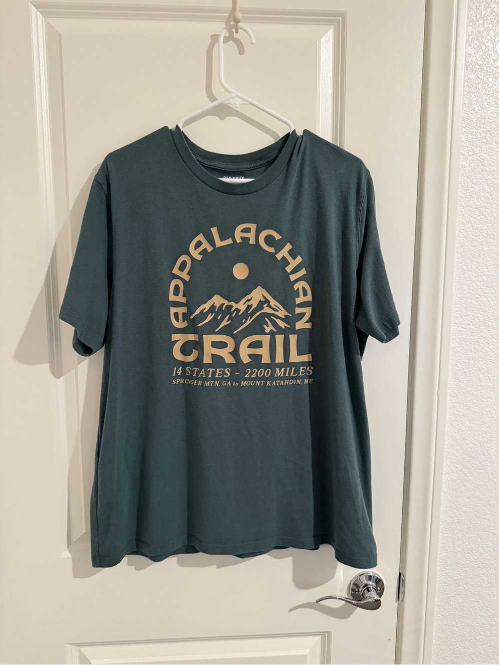 Old Navy Forest Green Appalachian Trail Graphic Tee